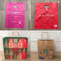 ราคา ถุง ถุงพลาสติก ถุงกระดาษ แบรนด์ EVEANDBOY , BEAUTRIUM , UNIQLO และ Starbucks ของแท้ จาก shop ถุงใส่ของ ใส่เครื่องสำอาง (24593121227)