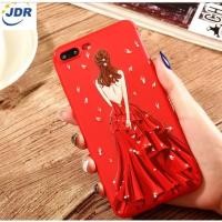 ราคา สาวแดง iPhone 6 6s 6 Plus 6s Plus 7 8 7 Plus 8 Plus X เคสหรู (เคสแบบยืดหยุ่น) (51260678412)