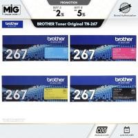 ราคา BROTHER Toner Original TN-267C ,TN-267M ,TN-267Y ,TN-267BK ปริ้นเอกสารได้ 2,300-3,000 หน้า ของแท้ การรับประกัน by Brand (26743405939)