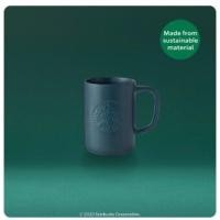 ราคา แก้วมัค เซรามิค สีน้ำเงินเข้ม สตาร์บัค 16oz (19793385850)