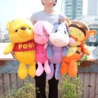 ราคา ตุ๊กตา Pooh หมีพูห์ & Piglet พิกเล็ต & Eeyore อียอร์ & Tigger ทิกเกอร์ ตัวกลม 20นิ้ว หมีพู พู พูห์ (16957639)