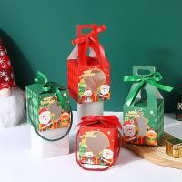ราคา 【jrmy009.th】 圣诞苹果礼盒Christmas cartoon apple box, Christmas Eve apple packaging box, Christmas apple gift box圣诞包装盒苹果空盒透明开窗平安夜糖果盒子手提小礼品 【0523vB2HjzHtj】 (51360979073)