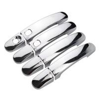 ราคา For Ford Focus 2005 2006 2007 2008 2009 2010 2011 ABS Chrome Glossy Black Door Handle Cover Trim St (51554546991)