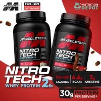 ราคา MuscleTech Nitro-tech 2 lb - เวย์โปรตีนเสริมสร้างกล้ามเนื้อ (20323435395)