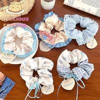 ราคา [ทําอาหารอร่อย] 1ชิ้นสาวเชือกโบว์ลูกไม้ผูกผมลําไส้ใหญ่ผมแหวนผู้หญิง ยางรัดผม สไตล์เกาหลี หมวก เชือกผม [ใหม่] (27824343011)