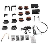 ราคา Vivian 6DOF หุ่นยนต์ Mechanical Arm Clamp Claw Kit DOF Manipulator ชิ้นส่วนอุตสาหกรรม (53260429212)