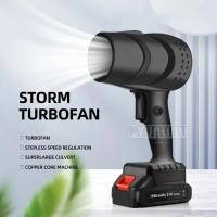 ราคา Lithium battery storm blower powerful blower turbocharged leaf blower portable handheld electric bl (55102980338)