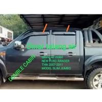 ราคา NEW FORD RANGER DOUBLE CABIN 2007-2011 รางน้ํารถ รุ่น slim jumbo เต็ม 4 ประตู (55352134601)