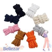 ราคา Bellezar 2PCS สีทึบ Laces, 10 สีผ้าฝ้ายโพลีเอสเตอร์หนาเชือก Laces, อินเทรนด์ 0.8cm120cm กว้างคุณภาพสูงรอบ Low-top ผ้าใบรองเท้า Laces ผู้หญิงผู้ชายรองเท้าผ้าใบ (29278296369)