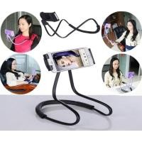 ราคา LAZY NECK Phone Holder Stand Mount Necklace Holder HP Leher ที่ยึดอเนกประสงค์แบบยืดหยุ่น (29984723704)