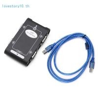 ราคา LOVE2 9pin USB 2 0 ถึง 4 พอร์ต RS232 Serial DB9 COM Controller Connectors อะแดปเตอร์ฮับ (50310900930)