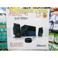 ราคา ลำโพงบลูทูธ ลำโพงบลูทูธเบส ลำโพงคอม SPEAKER MICROLAB M200BT Platinum 2.1CH (Bluetooth) ราคาถูก (7745893840)