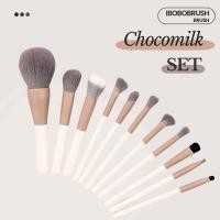ราคา Chocomilk set ชุดแปรงแต่งหน้า 11 ด้าม Makeup brush set ขนนุ่ม พุ่มใหญ่ (24287045923)