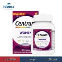 ราคา Centrum Multivitamins Women 120 tablets Iron Vitamins D3 B Antioxidants (43712110067)
