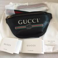 ราคา New Gucci Print mini beltbag สีดำ (2637025475)
