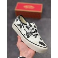 ราคา Vans Authentic 44 Dx Corduroy Black and White Cow Print Sneakers (57410304389)