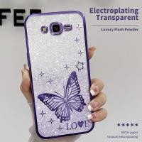 ราคา SAMSUNG ปลอกกันกระแทกสําหรับSamsung J7 Core J7 2015 J7 Neoเคสโทรศัพท์Glitter Rhinestoneผีเสื้อกรณีปกอ่อนโทรศัพท์มือถืออุปกรณ์ป้องกัน (56557093090)