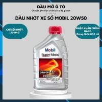 ราคา Mobil Super Moto 20W50 - 4T ของแท้ 0.8L ความจุน้ํามันหล่อลื่นรถจักรยานยนต์นําเข้าจากสิงคโปร์ - Daumooto (41355187443)