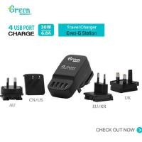 ราคา Universal Travel Power Adapter 34W พร้อม 4 USB พอร์ตชาร์จ International Worldwide AC Wall Outlet Plug Charger 6.8a (18589075867)