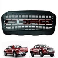 ราคา กระจังหน้า ตัวใหญ่ โลโก้สีดำ+แดง ไม้พลาสวู๊ด สีดำด้าน สำหรับ Ford Ranger MC MK2 ปี 2016-2017 (5046434351)