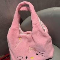 ราคา Lamb Wool kitty Furry Shoulder Bag กระเป๋าพร็อพหญิง (43478533778)