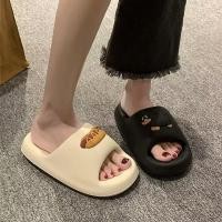 ราคา 2026 สินค้าใหม่น่ารัก Stepping on Shit รองเท้าแตะรองเท้าแตะผู้ชายผู้หญิงหนา Soled ห้องน้ํา Anti-Slip บ้านในร่ม EVA สวมใส่คู่20260511 (42780777226)