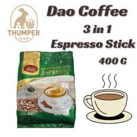 ราคา Dao Coffee 3 in 1 Espresso Stick 400g กาแฟจากลาว (29384684820)