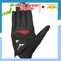 ราคา MIZUNO Golf Glove Config Grip Men's Left Hand Synthetic Leather/Artificial Leather + Silicone Print Processing/Synthetic Leather Black/Red 26cm 5MJML253 (26133889807)
