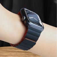 ราคา สายนาฬิกาข้อมือซิลิโคน แบบนิ่ม มีห่วงแม่เหล็ก สําหรับ Apple watch Series11 , 10 9 8 7 6 5 4 3 2 1 SE SE2 Ultra ขนาด 49 มม. 41 มม. 45 มม. 38 มม. 40 มม. 42 มม. 44 มม. (21870129323)