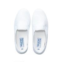 ราคา รองเท้าสลิปออน รองเท้าผ้าใบแบบสวม Slip On GOLDCITY โกลด์ซิตี้ รุ่น CS002 ดำ/ขาว (48053955467)