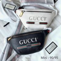 ราคา NEW​ Gucci​ print​ leather​ mini​ belt​ bag (2612495483)