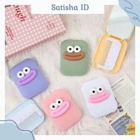 ราคา ชุดกระจกและหวี 2 in 1 | หวีน่ารัก | หวีกระจก | กระจกขนาดเล็ก (49000197341)