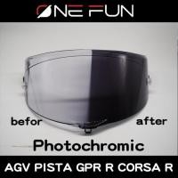 ราคา Pista Helmet Visor Helmet Glasses Lens Full face Shield Photochromatic For AGV Pista GP RR corsa R (52006112950)