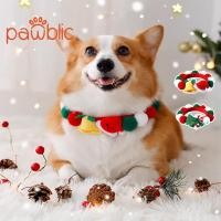 ราคา Pawblic ปลอกคอแมวและสุนัข v.คริสต์มาส (Christmas) กระดิ่งผ้ากำมะหยี่ หมวกต้นคริสต์มาส ผ้าพันคอสุนัขและแมวสีสันสดใส (29117429287)