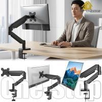 ราคา [เรือออก 24 ชม.] ขาตั้งจอภาพนิวเมติกสําหรับงานหนัก | Kehao M252 พร้อมสปริงยกแก๊ส 360° การหมุน, ติดตั้งอย่างรวดเร็ว, การยกการสนับสนุนเดสก์ท็อป (44609031824)