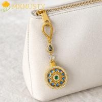 ราคา MXMUSTY พวงกุญแจดอกทานตะวัน,โลหะทองทรายปีใหม่จี้, พลอยเทียม หมุนได้สไตล์โบราณโชคดีนักษัตรแหวนกุญแจผู้หญิง (48461276147)