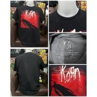 ราคา เสื้อยืดวินเทจสีดำ ลายวง Korn (ไซส์L) (51710008863)