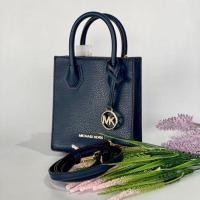 ราคา กระเป๋าสะพายข้าง MK Mercer Extra-Small Pebbled Leather Crossbody Bag Michael Kors (24870811837)