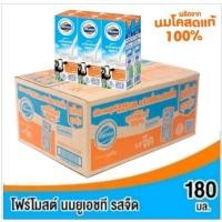 ราคา โฟร์โมสต์ นมยูเอชที รสจืด ขนาด 180มล./36 กล่อง**ยกลัง (28481932406)