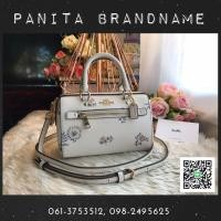 ราคา COACH​ MICRO ROWAN CROSSBODYลายดอกไม้ใบจิ๋วน่าพกพาของแท้พร้อมส่งฟรีค่า (3968227556)