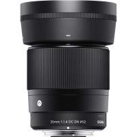 ราคา Sigma 30mm F1.4 DC DN Lens for Sony E Mount - Standard APS-C Prime Lens for Mirrorless Cameras (28194040009)