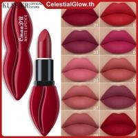 ราคา [COD] ลิปสติกเนื้อแมทกำมะหยี่สีแดง ลิปทินท์สีนู้ด ติดทนนาน ไม่ติดแก้ว ลิปกลอส ลิปสติกสีแดงสำหรับผู้หญิง เครื่องสำอาง CelestialGlow (57459889014)