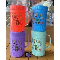 ราคา แก้วแก้วพร้อมฝาปิด / แก้วพลาสติก / ถ้วยพลาสติกทรงสูง / แก้วแก้วพร้อมฝาสกรู (42426361027)
