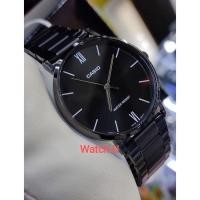 ราคา นาฬิกา CASIO Standard Analog สไตล์มินิมอล MTP-VT01 รุ่น MTP-VT01B-1B (23037249565)
