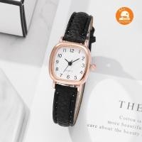 ราคา (พร้อมส่ง ) Dress Watch นาฬิกาผู้หญิง นาฬิกาผู้ชาย คลาสสิกทรงเหลี่ยม หน้าปัดเหลี่ยมขนาด 23 มม. (54303982644)