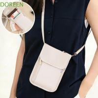 ราคา กระเป๋าใส่พาสปอร์ต DOREEN, กระเป๋าสตางค์คล้องคอสายรัดปรับได้หลายกระเป๋า, ที่วางบัตรเครดิตซิปเรียบกันน้ํากันขโมยแบบพกพาที่เก็บที่จําเป็น (45858103268)