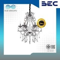 ราคา BEC โคมไฟช่อ รุ่น SJ6121-6P โคมไฟแขวนเพดาน โคมไฟแชนเดอเลียร์ ขั้ว E14 (27191389953)