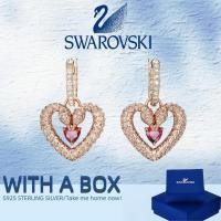 ราคา SWAROVSKI เครื่องประดับหงส์สวารอฟสกี้ VGHHK หงส์ต่างหูแขวนหงส์ต่างหูคริสตัลต่างหูสุภาพสตรีต่างหูคริสตัลหัวใจต่างหูหงส์สีชมพูเครื่องประดับต่างหู (49058022907)