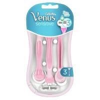 ราคา ยิลเลตต์ ด้ามมีดโกน วีนัส เซนซิทีฟ แพ็ค 3 GILLETTE VENUS SENSITIVE DIS PACK 3 (29034631351)