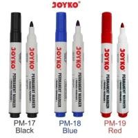 ราคา MERAH Joyko PM-17 PM-18 PM-19 ปากกามาร์กเกอร์ถาวร สีดํา น้ําเงิน แดง 1 ชิ้น (46200478085)